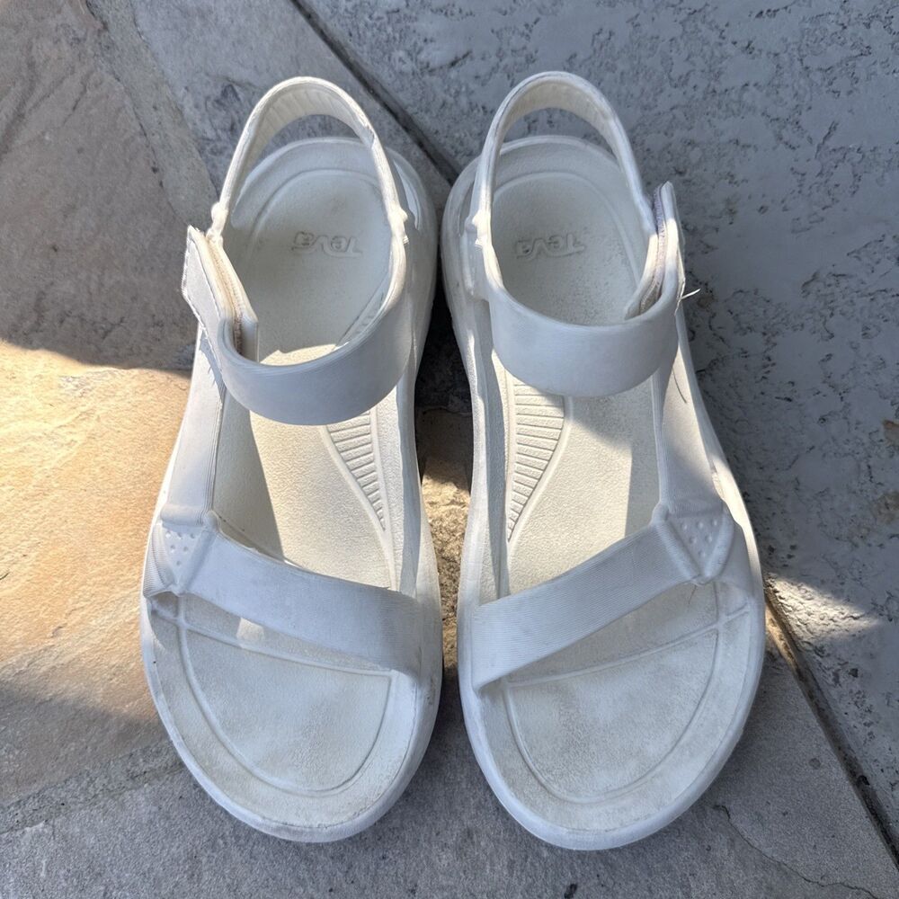 Teva Women's Hurricane Drift Water Sandals Birch White Waterproof Size 8